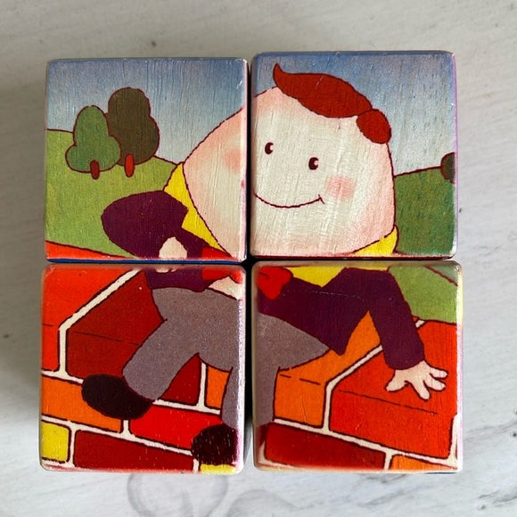 VINTAGE WOODEN BLOCKS PUZZLE - Picture 2 of 9